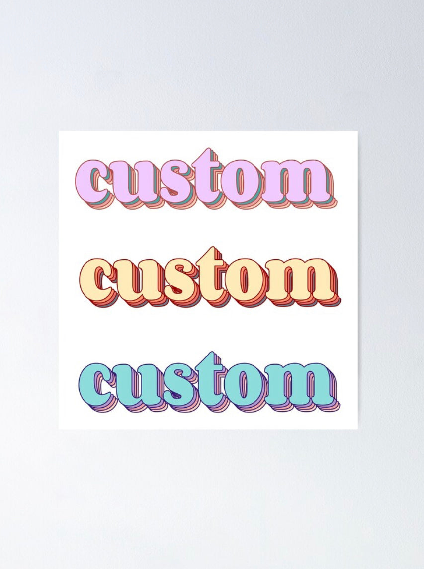 Custom bracelets